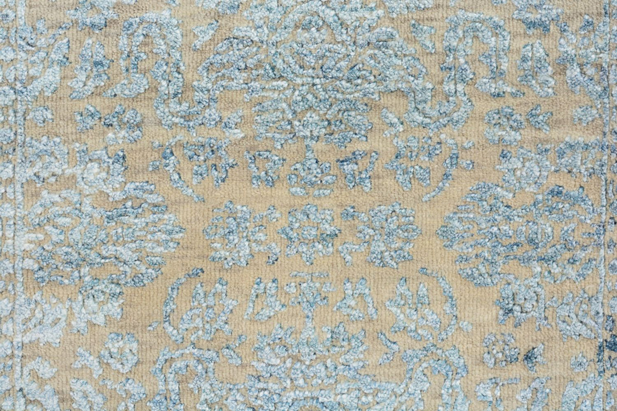 Tapis design - 134 x 70 cm - gris clair
