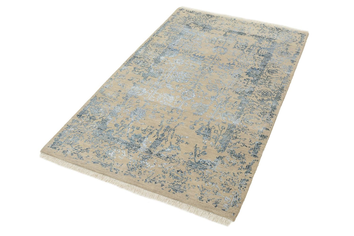 Tapis design - 149 x 95 cm - beige clair