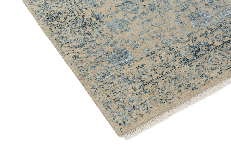 Tapis design - 137 x 76 cm - beige clair