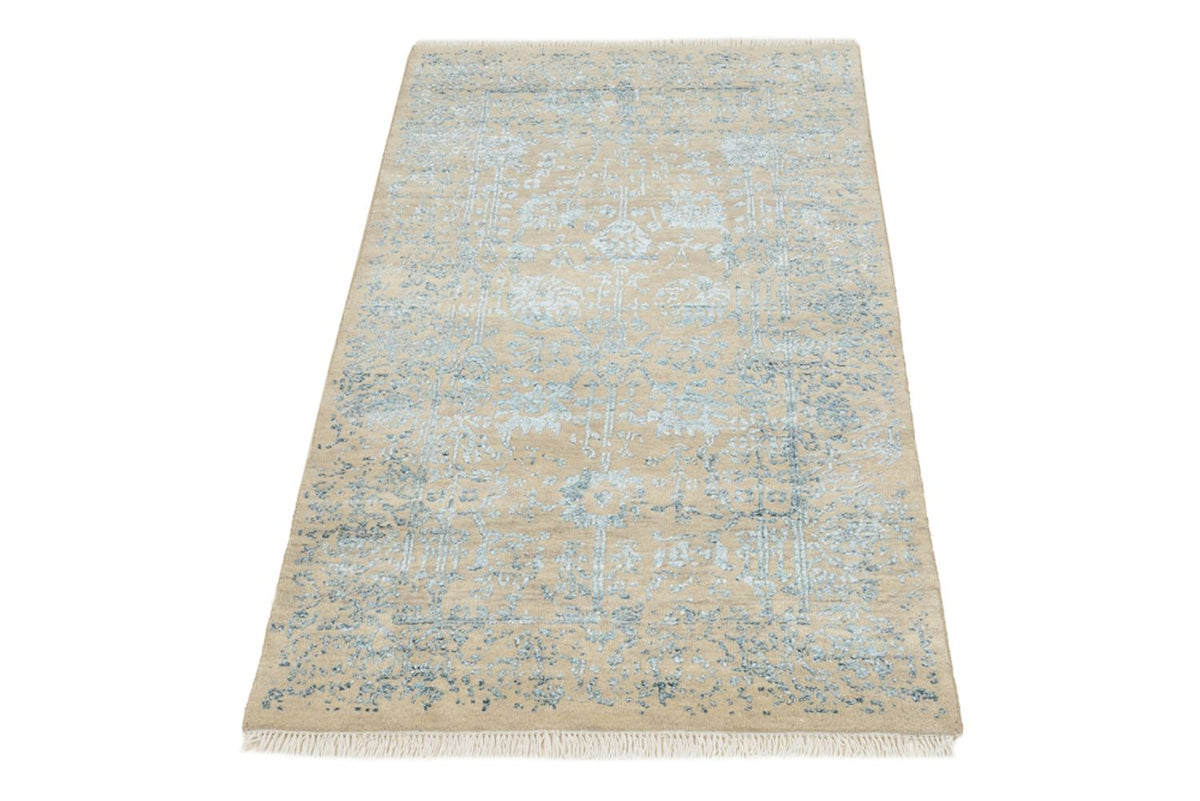 Tapis design - 137 x 76 cm - beige clair