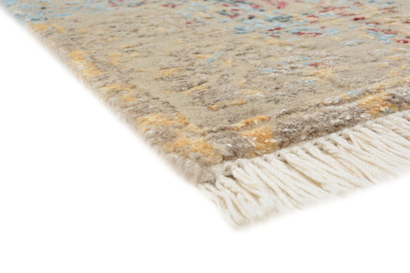 Tapis design - 129 x 81 cm - beige clair