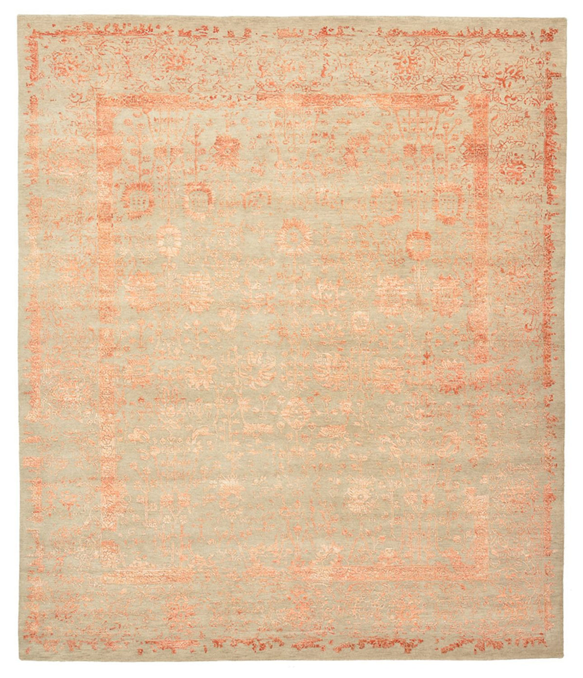 Tapis design - 293 x 251 cm - marron clair