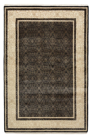Tapis design - 181 x 123 cm - beige foncé