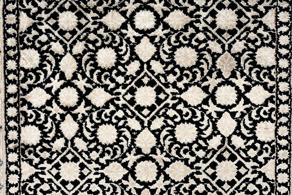 Tapis de couloir Tapis oriental - Bidjar - Indus - 241 x 84 cm - beige foncé
