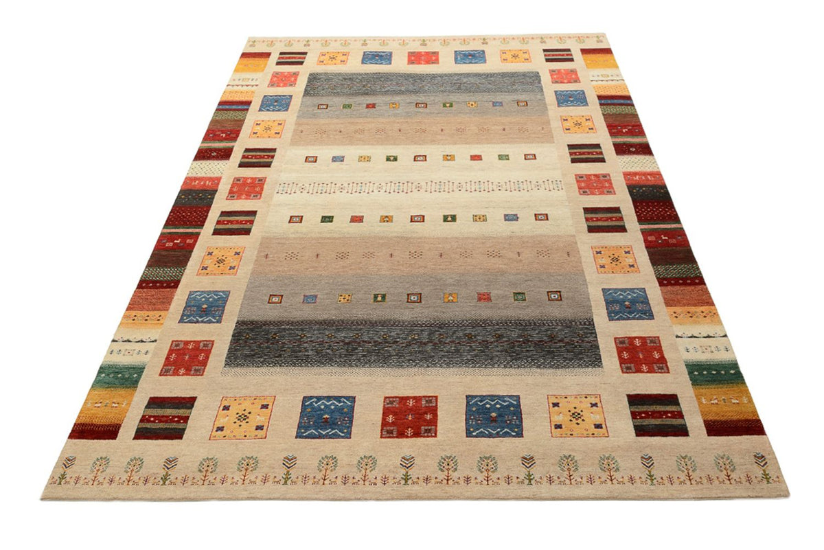 Tapis Gabbeh - Loribaft Indus - 356 x 252 cm - multicolore