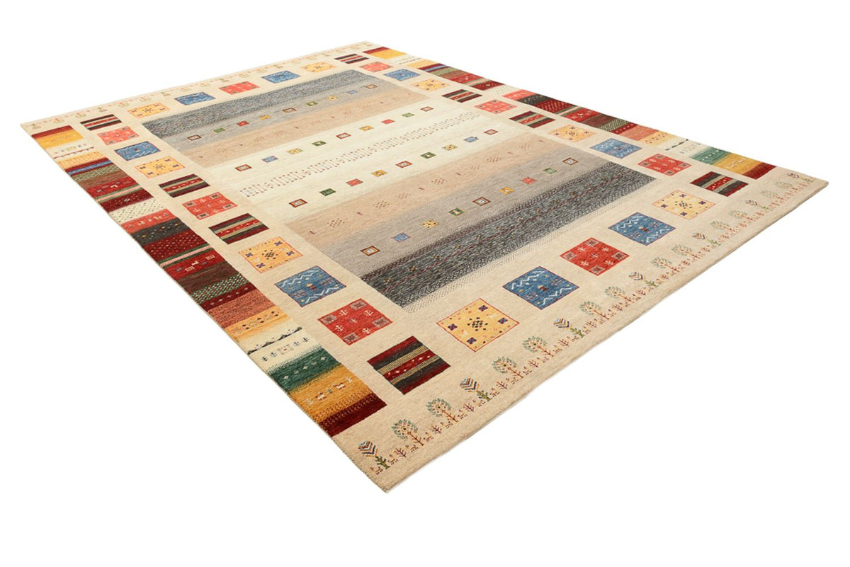 Tapis Gabbeh - Loribaft Indus - 356 x 252 cm - multicolore