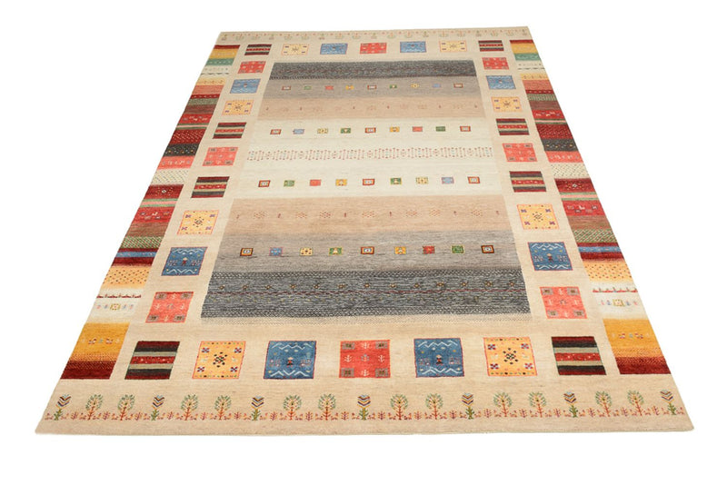 Tapis Gabbeh - Loribaft Indus - 356 x 252 cm - multicolore