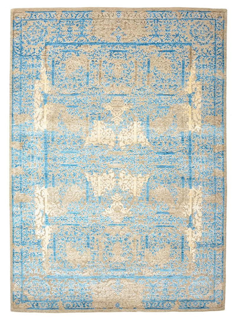 Tapis design - 243 x 174 cm - bleu clair
