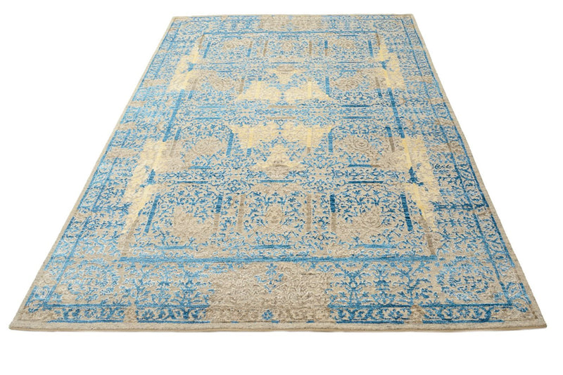 Tapis design - 243 x 174 cm - bleu clair