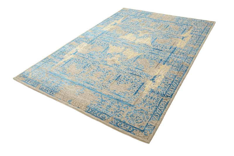 Tapis design - 243 x 174 cm - bleu clair