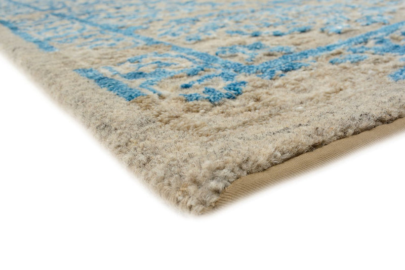 Tapis design - 243 x 174 cm - bleu clair