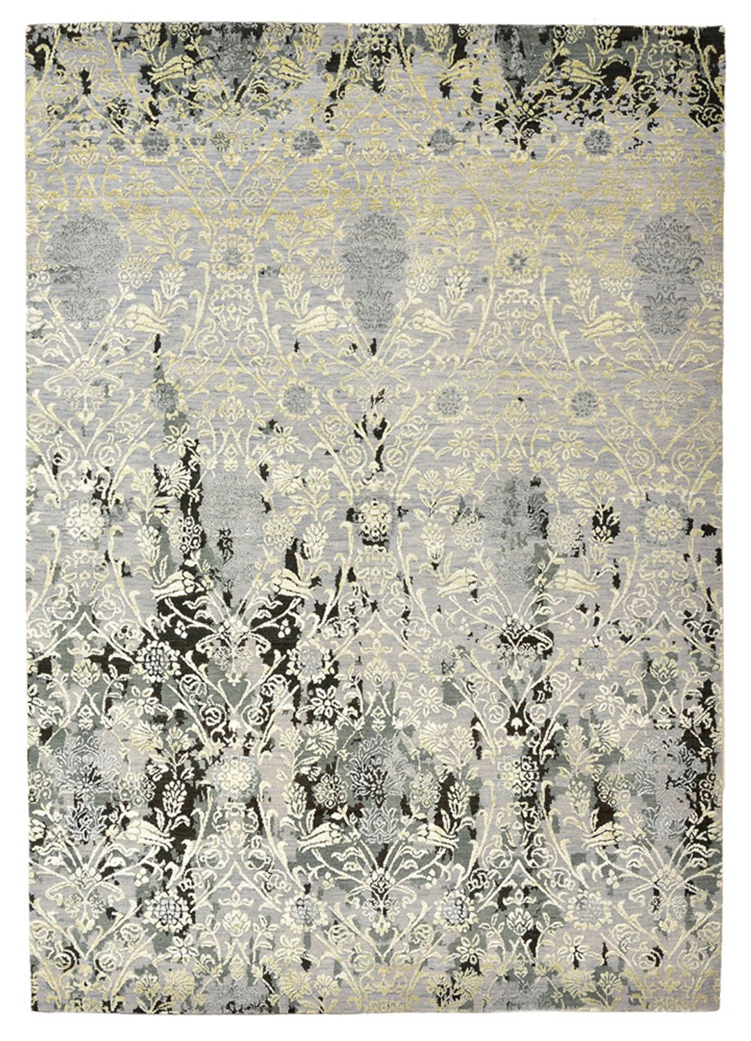 Tapis design - 245 x 173 cm - gris clair