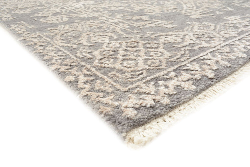Tapis design - 215 x 152 cm - gris clair