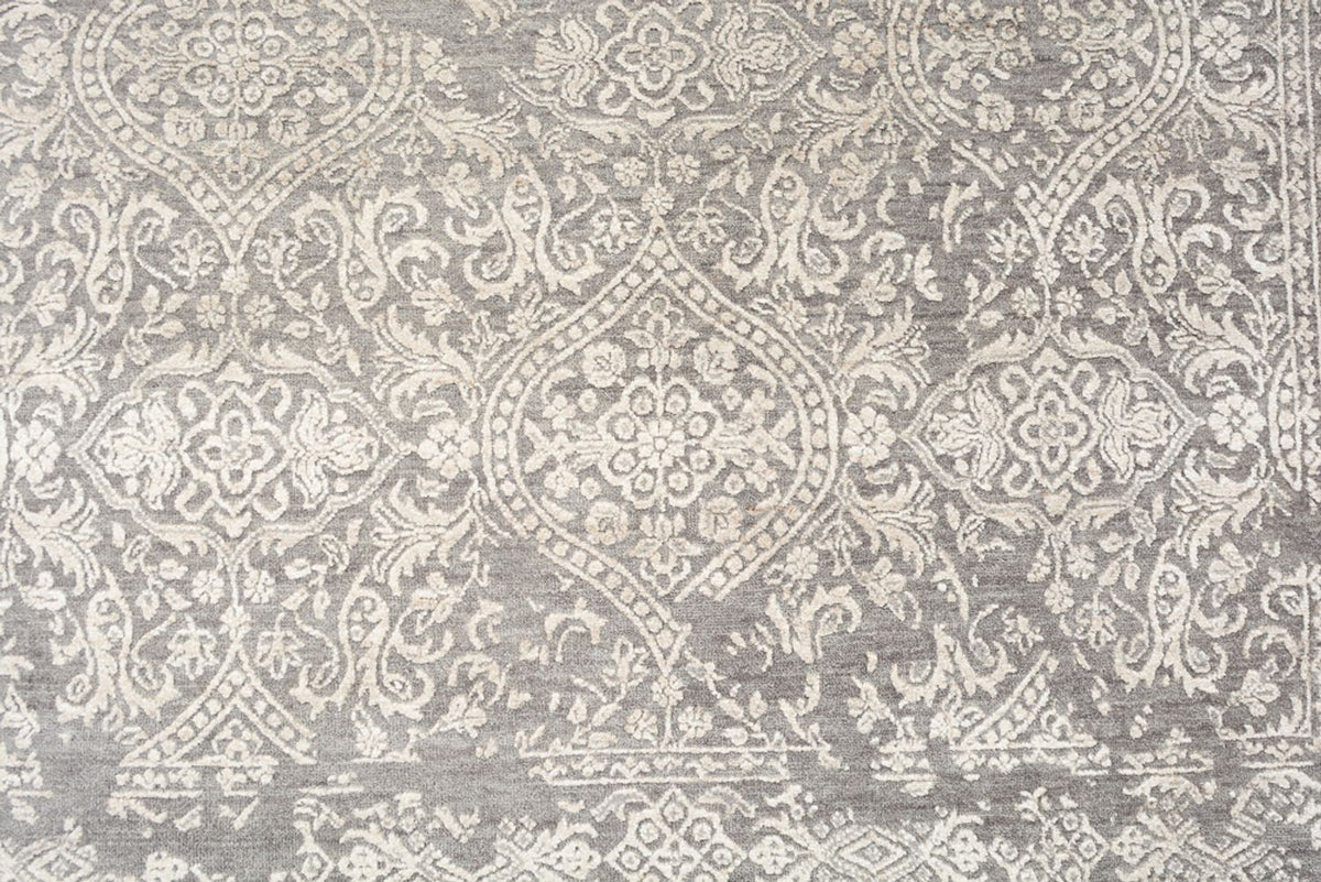 Tapis design - 215 x 152 cm - gris clair