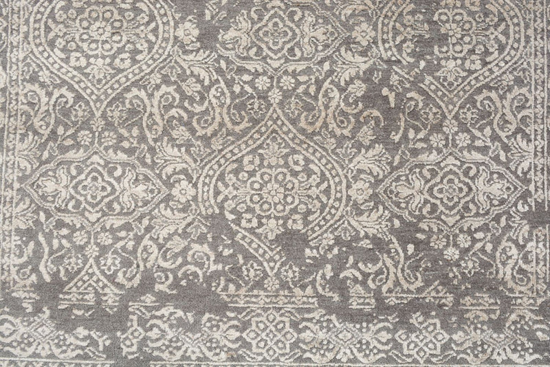 Tapis design - 184 x 124 cm - gris clair