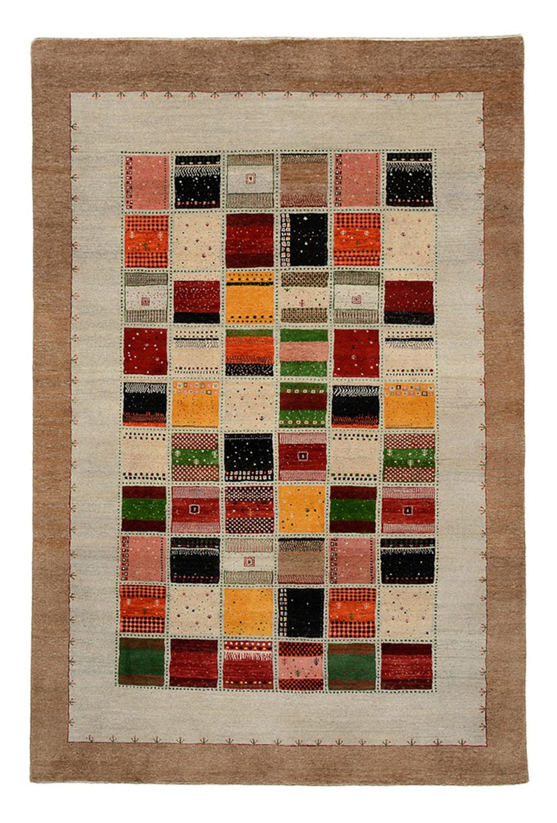 Tapis Gabbeh - Loribaft Indus - 295 x 197 cm - multicolore