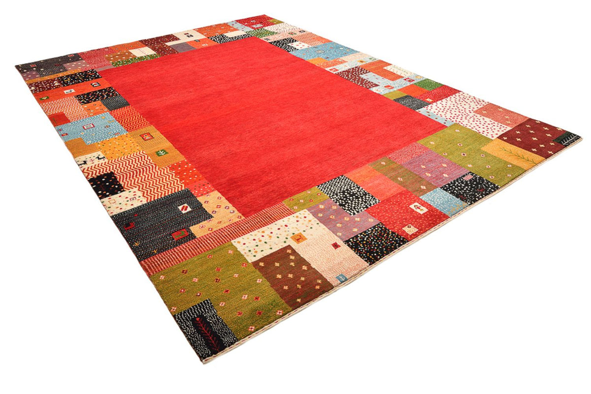 Tapis Gabbeh - Loribaft Indus - 344 x 251 cm - rouge