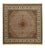Tapis oriental - Tabriz carré - 203 x 201 cm - beige foncé