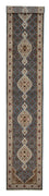 Tapis de couloir Tapis oriental - Tabriz - 454 x 79 cm - bleu foncé
