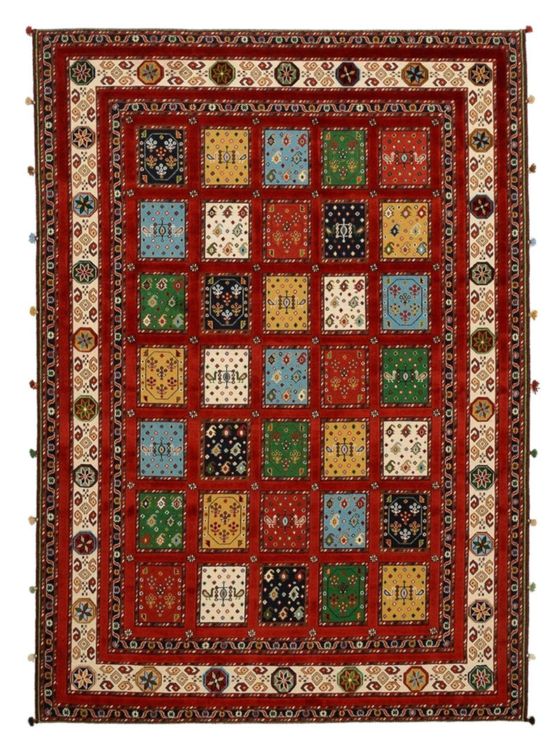 Tapis oriental - 244 x 176 cm - rouge