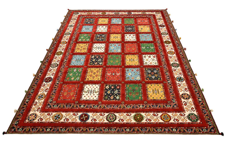 Tapis oriental - 244 x 176 cm - rouge