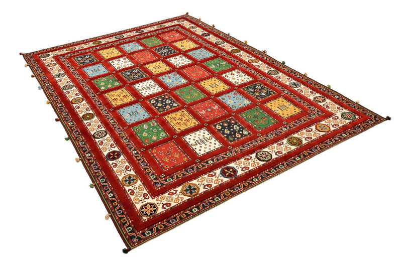 Tapis oriental - 244 x 176 cm - rouge