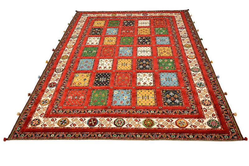 Tapis oriental - 244 x 176 cm - rouge