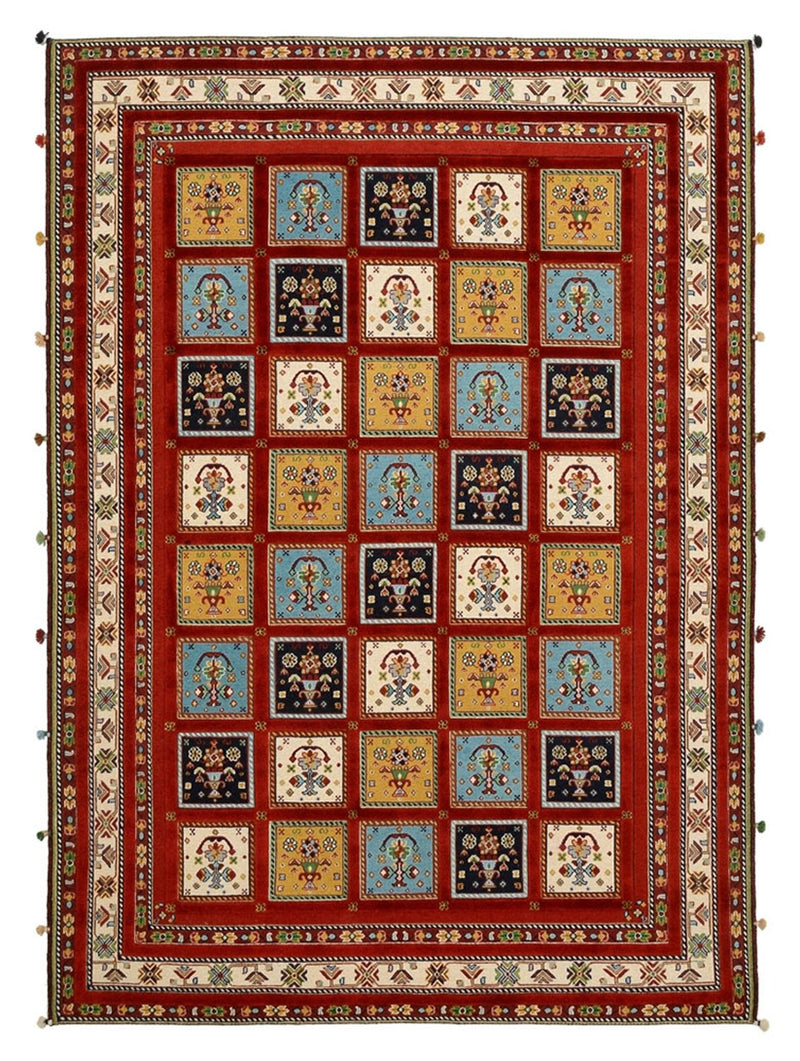 Tapis oriental - 245 x 177 cm - rouge