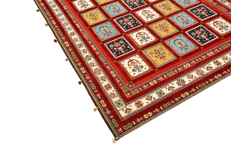 Tapis oriental - 245 x 177 cm - rouge
