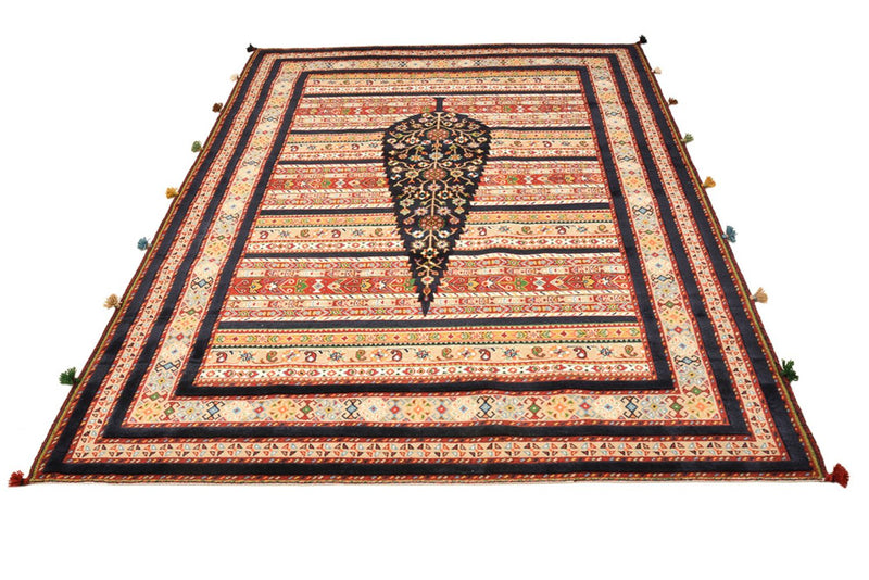 Tapis oriental - 243 x 176 cm - beige clair