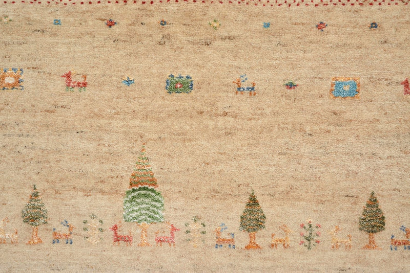 Tapis Gabbeh - Loribaft Indus - 300 x 206 cm - multicolore