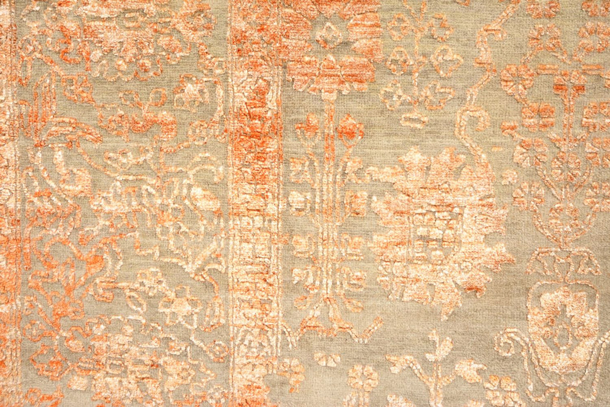 Tapis design - 285 x 197 cm - rouille