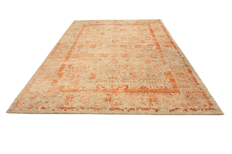 Tapis design - 342 x 248 cm - rouille