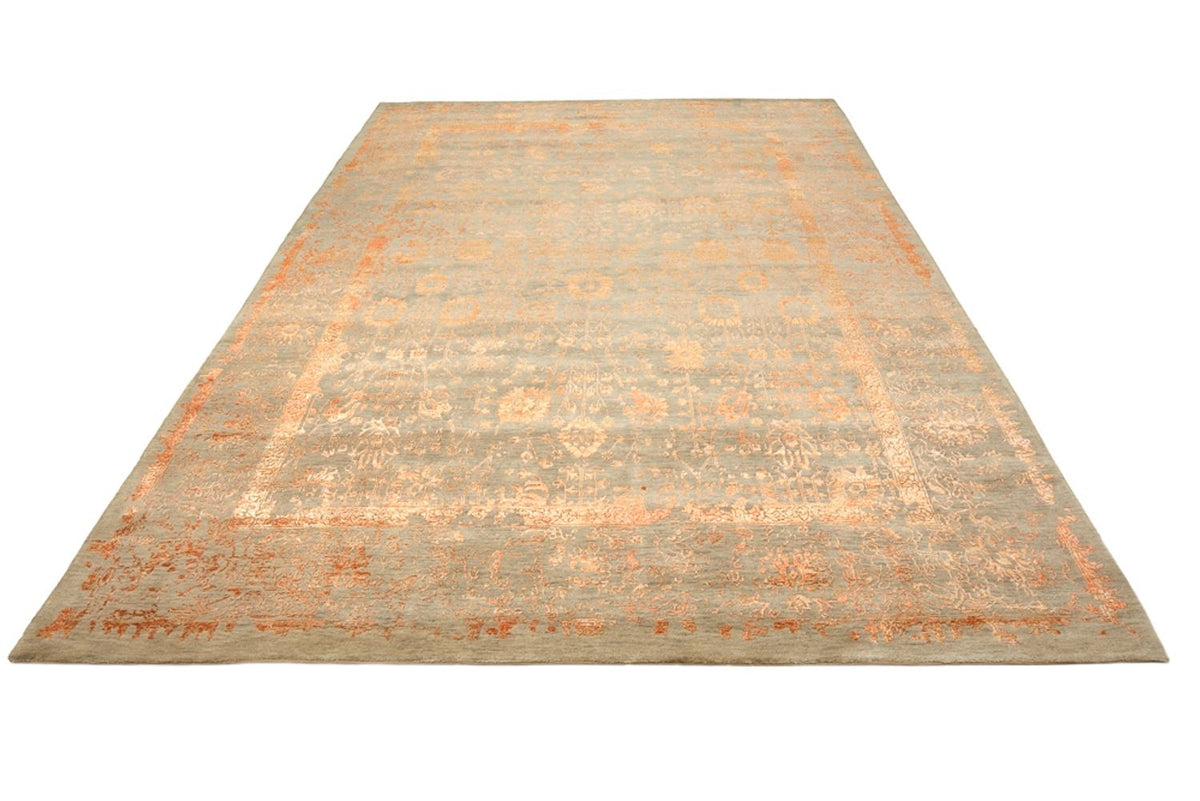 Tapis design - 342 x 248 cm - rouille