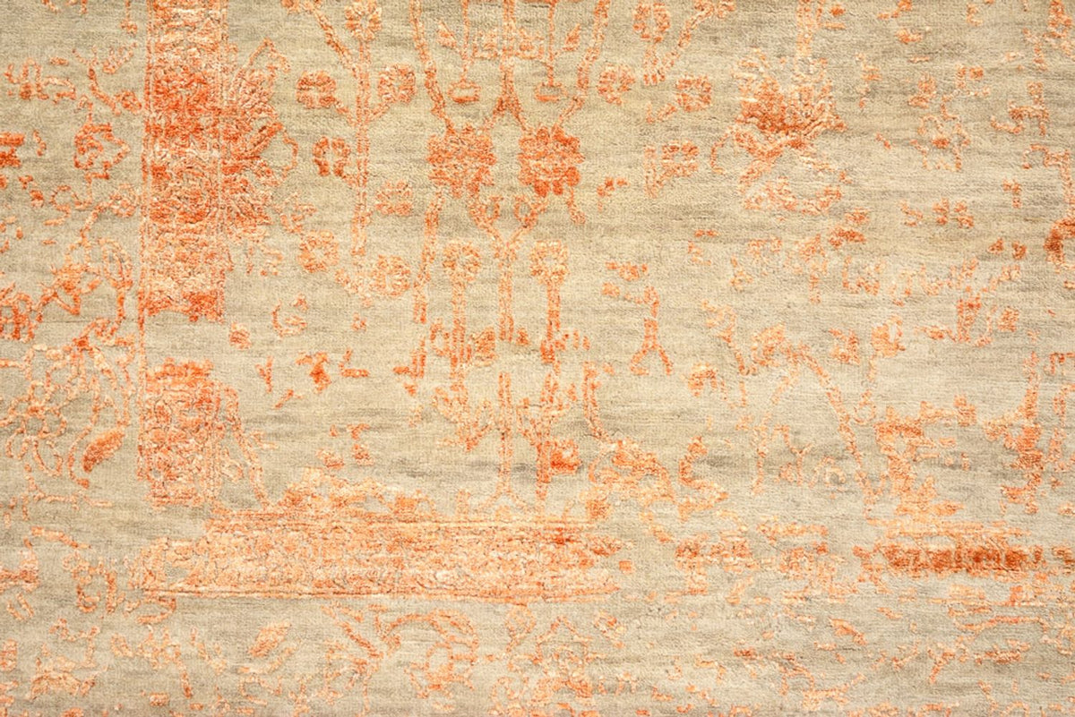 Tapis design - 299 x 249 cm - rouille