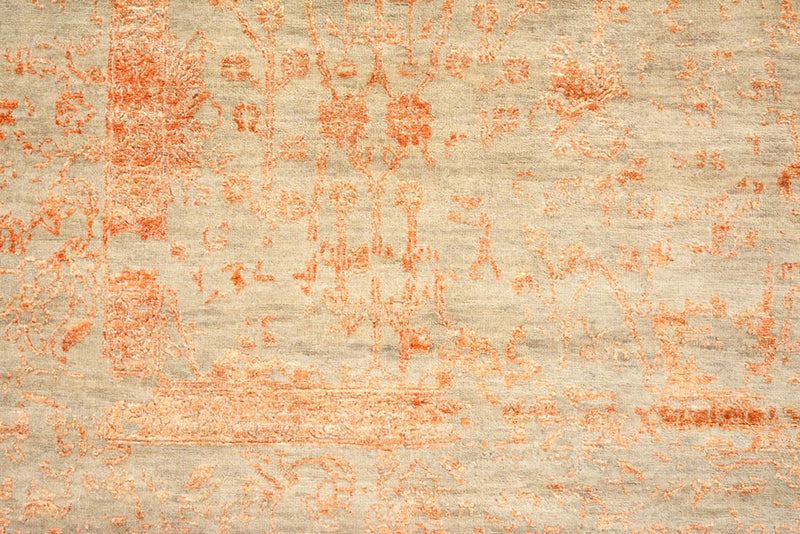 Tapis design - 299 x 249 cm - rouille