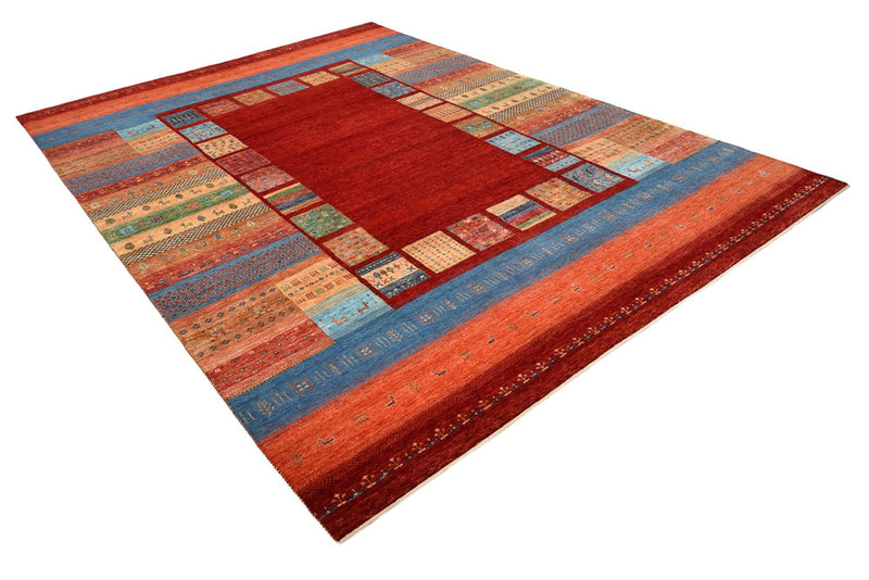 Tapis Gabbeh - Loribaft Indus - 299 x 207 cm - rouge