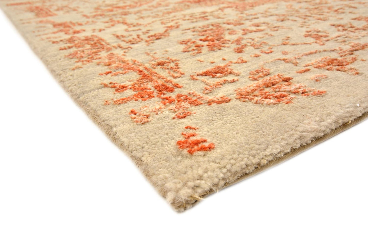Tapis design - 236 x 173 cm - rouille