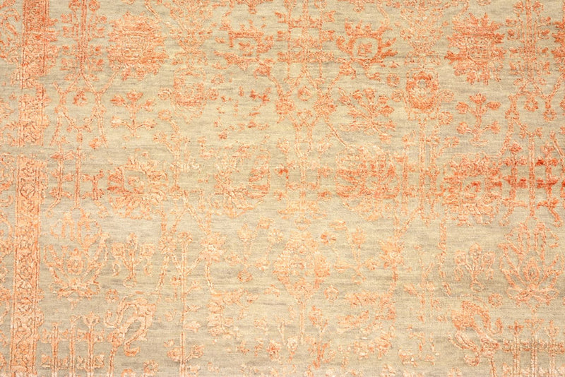 Tapis design - 236 x 173 cm - rouille