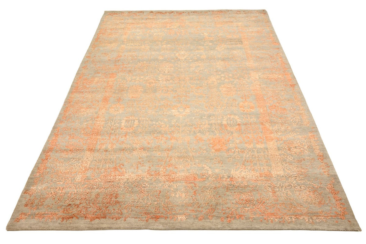 Tapis design - 236 x 173 cm - rouille