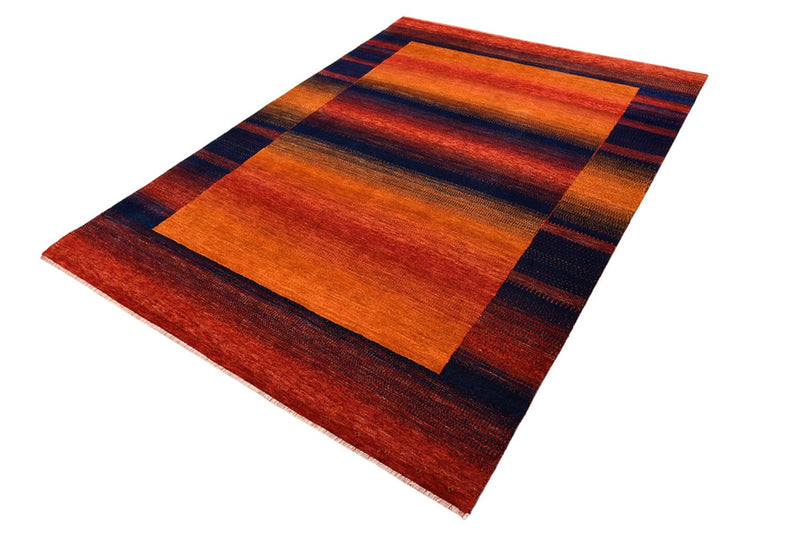 Tapis Gabbeh - Loribaft Indus - 200 x 144 cm - rouille