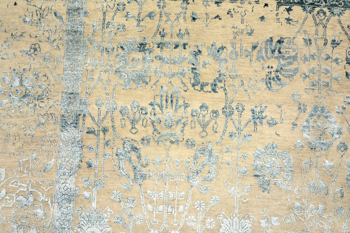 Tapis design - 372 x 268 cm - beige clair