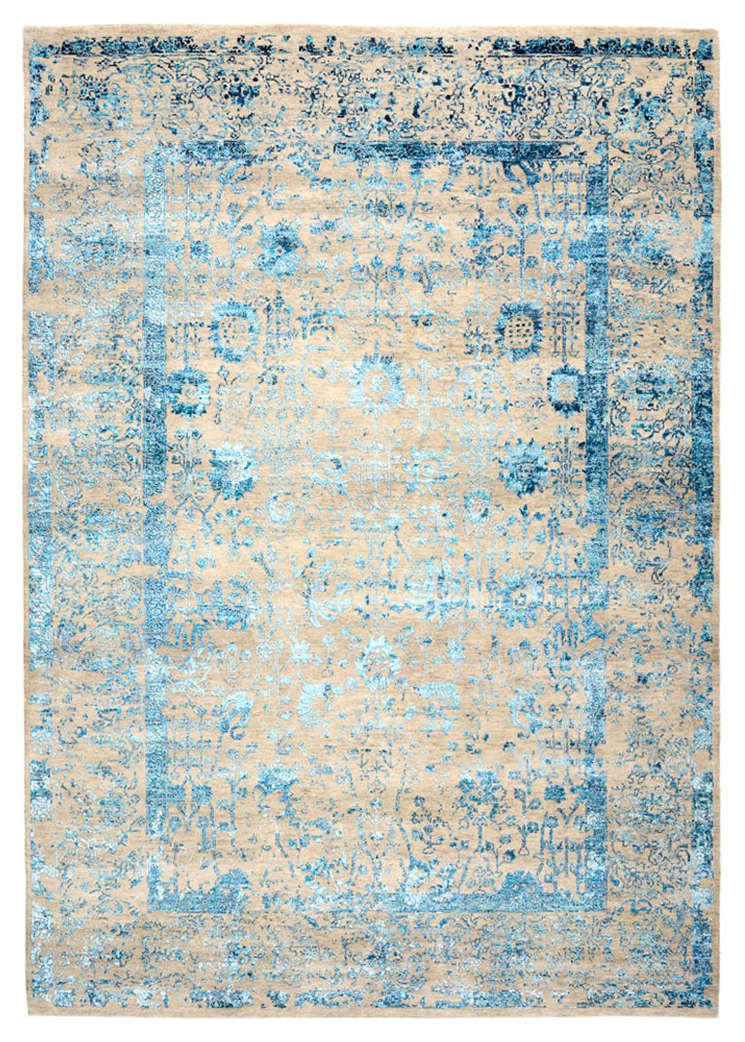 Tapis design - 294 x 205 cm - beige clair