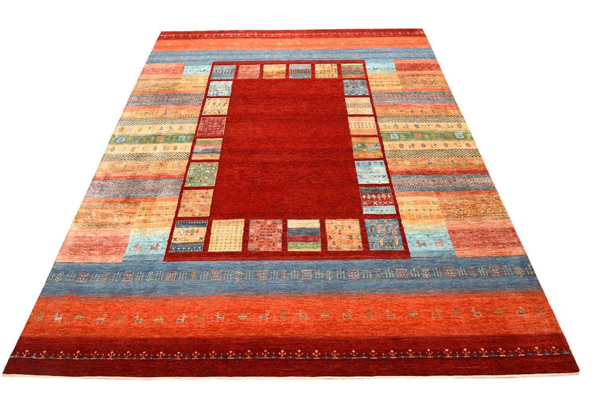 Tapis Gabbeh - Loribaft Indus - 336 x 250 cm - rouge