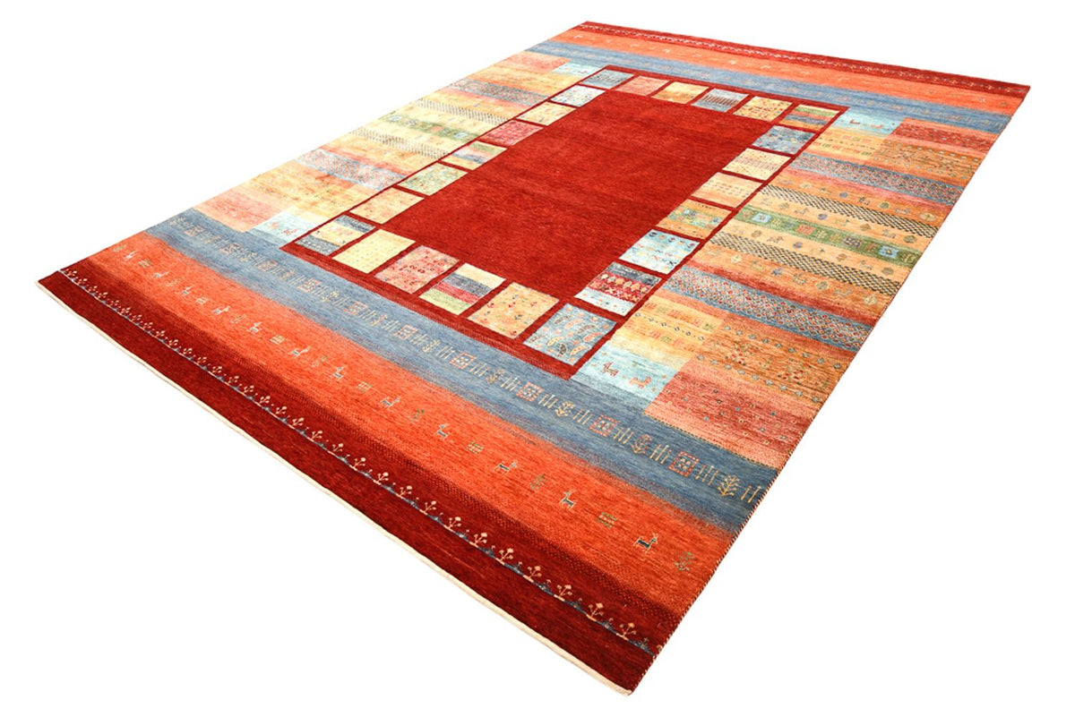 Tapis Gabbeh - Loribaft Indus - 336 x 250 cm - rouge