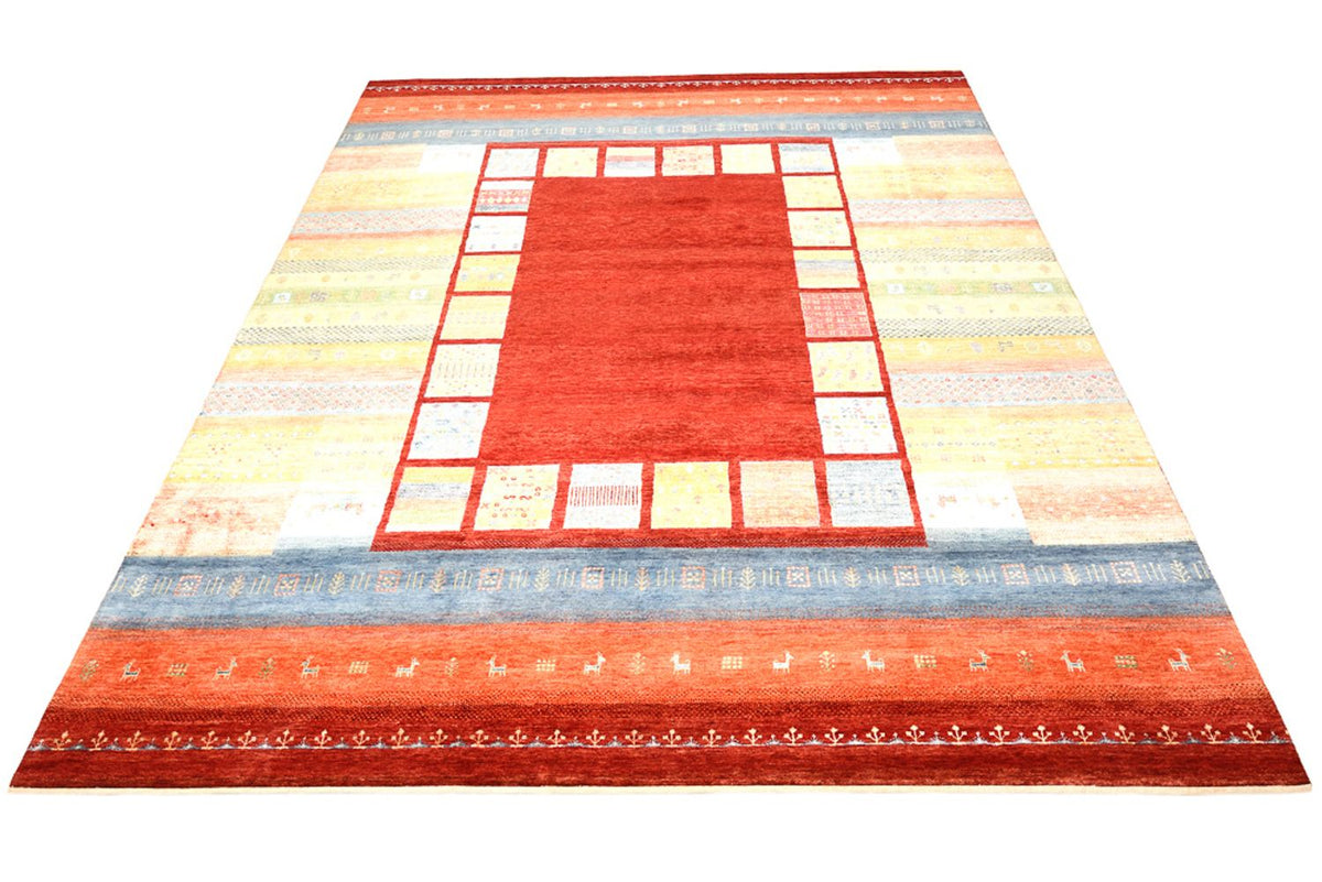 Tapis Gabbeh - Loribaft Indus - 336 x 250 cm - rouge