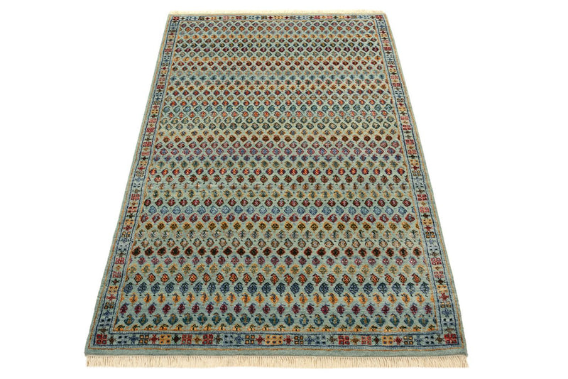 Tapis design - 153 x 95 cm - bleu clair