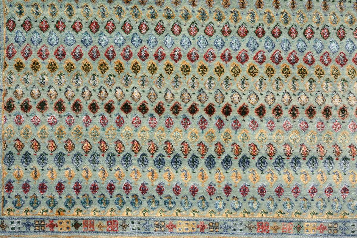 Tapis design - 153 x 95 cm - bleu clair