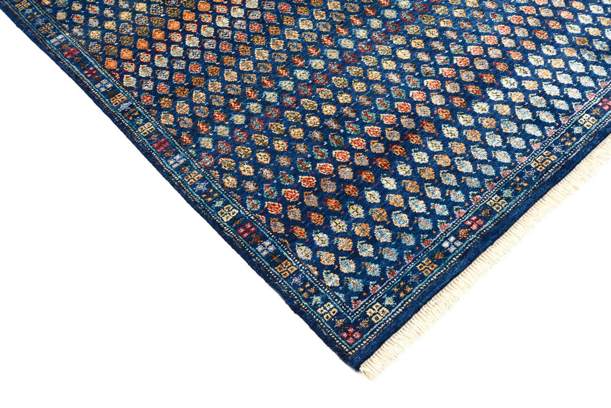 Tapis design - 154 x 93 cm - bleu foncé