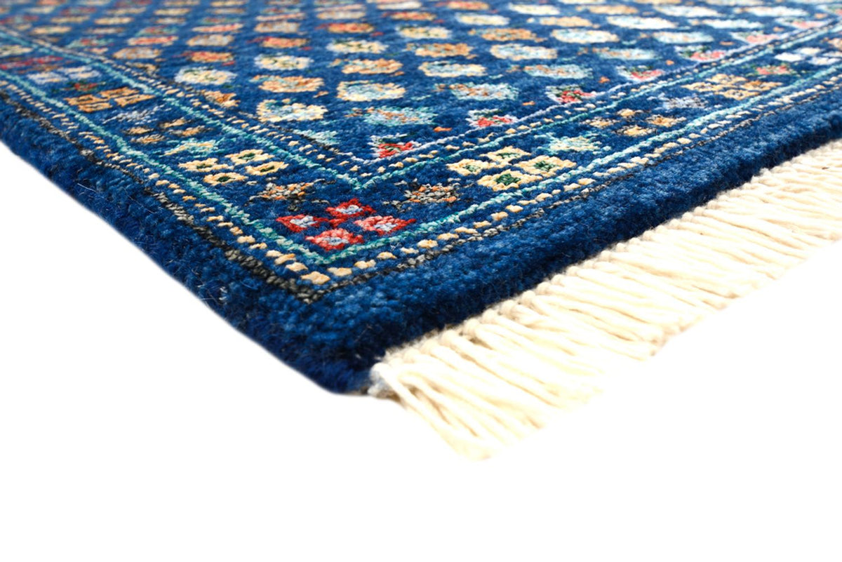 Tapis design - 154 x 93 cm - bleu foncé